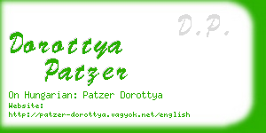 dorottya patzer business card